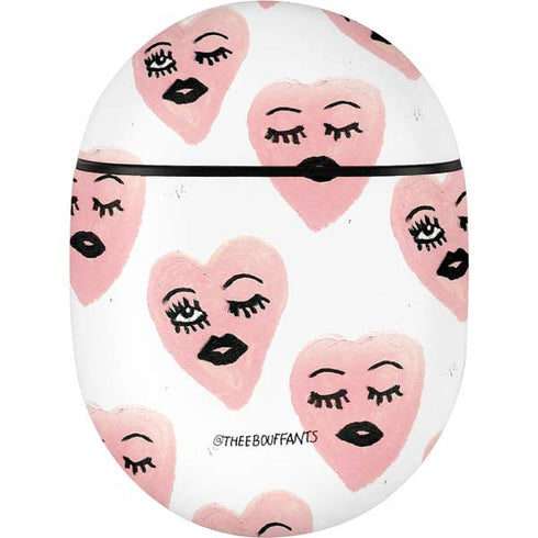 Bouffants and Broken Hearts Winking Hearts Google Pixel Buds Skin